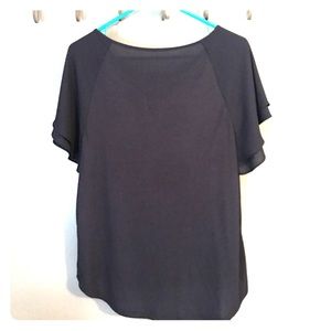 Loft - Short sleeve blouse - navy blue,